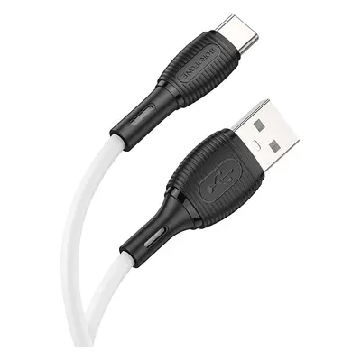 Kabel Borofone BX86 Advantage - USB na typ C - 3A 1 metr bílý