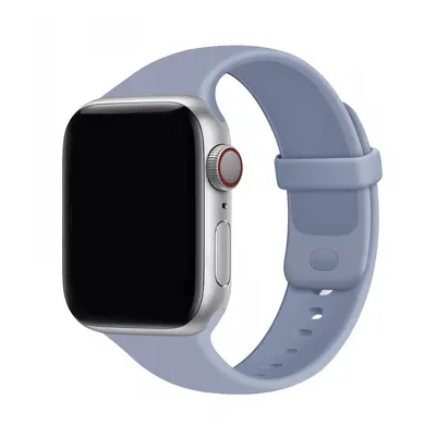 Silikonový řemínek TopQ Gummy pro Apple Watch 42-44-45-49 mm modrý 95830