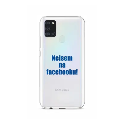 Kryt TopQ Samsung A21s silikon Nejsem na Facebooku 52117