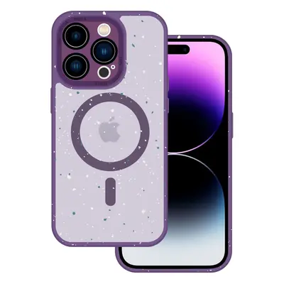 Tel Protect Magnetic Splash Frosted Case pro Iphone 15 Purple