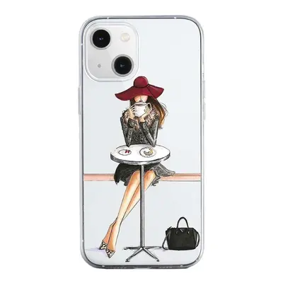 Kryt TopQ iPhone 13 mini silikon Lady 6 64746