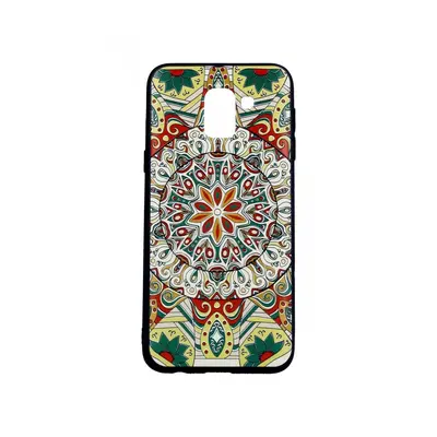 Pouzdro TopQ Samsung J6 3D silikon barevná mandala 34229