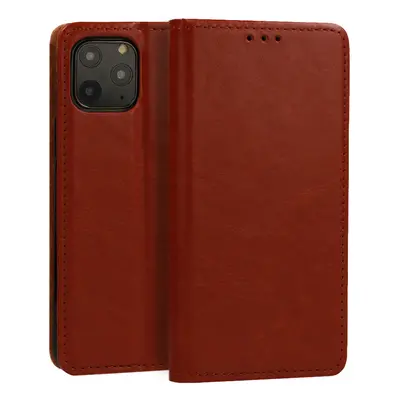 Pouzdro Special pro IPHONE 12 MINI BROWN (kůže)