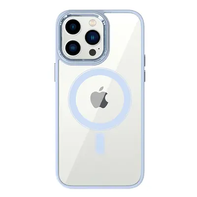 Kryt Tel Protect Magnetic iPhone 14 Pro pevný s modrým rámečkem 97578