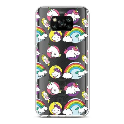 Kryt TopQ Xiaomi Poco X3 silikon Chunky Unicorns 60826