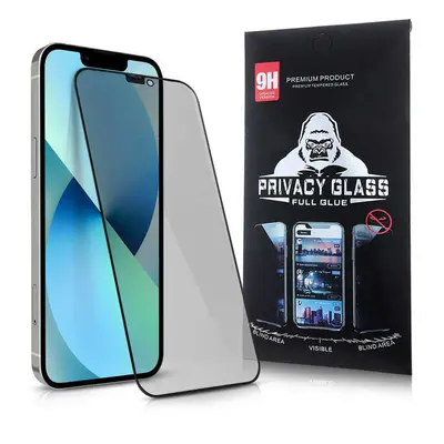 Tvrzené sklo Gorilla Privacy Xiaomi Redmi Note 13 Full Cover černé 118473