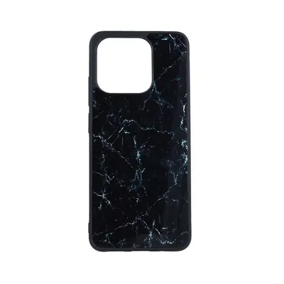 Kryt TopQ Marble Xiaomi Redmi 10C pevný Smoky Black 97556