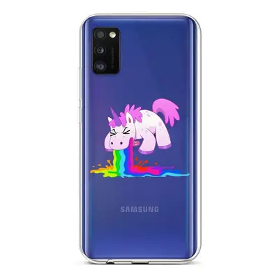 Kryt TopQ Samsung A41 silikon Rainbow Splash 52670