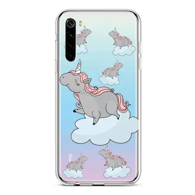 Kryt TopQ Xiaomi Redmi Note 8 silikon Grey Unicorns 44525