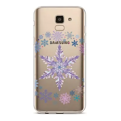 Kryt TopQ Samsung J6 silikon Snowflake 37901