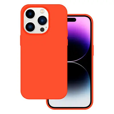 Tel Protect Silicone Premium pro Iphone 12 oranžový