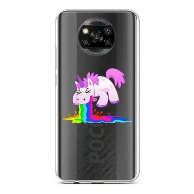 Kryt TopQ Xiaomi Poco X3 silikon Rainbow Splash 60862