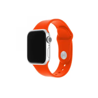 Set silikonových řemínků FIXED Silicone Strap pro Apple Watch 38/40/41mm, meruňkový