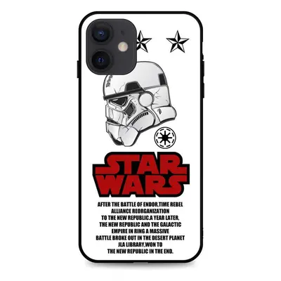 Kryt TopQ iPhone 12 3D silikon Star Wars 55258