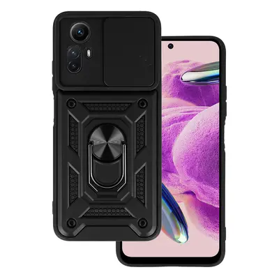 Slide Camera Armor Case pro Xiaomi Redmi Note 12S Black