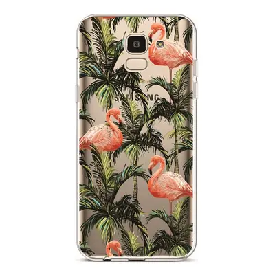 Kryt TopQ Samsung J6 silikon Tropical Flamingo 37893