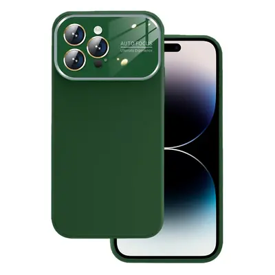 Měkké silikonové pouzdro na čočky pro Iphone 13 Pro zelené