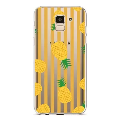 Kryt TopQ Samsung J6 silikon Pineapples 37906