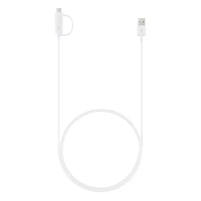 EP-DG930DWE Samsung Combo Type C/microUSB Datový Kabel White (Bulk)