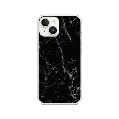 Kryt STYLE TopQ iPhone 15 Mramor černý 99818