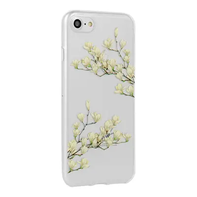 Silikonové pouzdro Telone Floral pro Iphone X/XS Magnolia