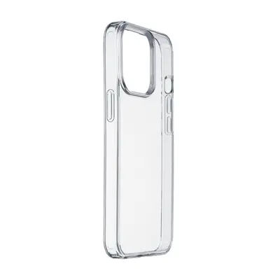 Zadní kryt s ochranným rámečkem Cellularline Clear Duo pro iPhone 14 PRO, transparentní