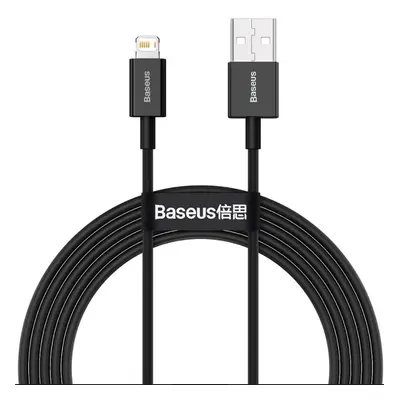 Baseus CALYS-C01 Superior Fast Charging Datový Kabel USB to Lightning 2.4A 2m Black