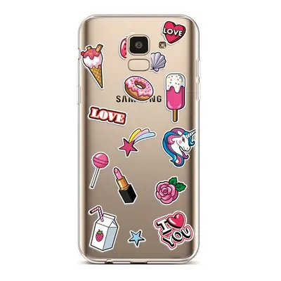 Kryt TopQ Samsung J6 silikon Sweet Mix 37910