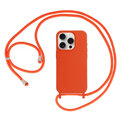 Pouzdro Strap D1 pro Iphone 15 Plus oranžové