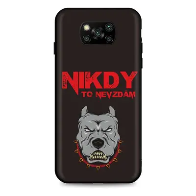 Kryt TopQ Xiaomi Poco X3 silikon Nikdy to nevzdám 60880