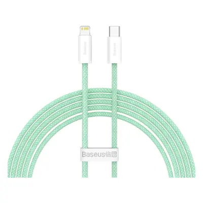 Kabel Baseus Dynamic - Type C to Lightning - PD 20W 2 metry (CALD000106) zelený