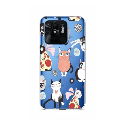 Kryt TopQ Xiaomi Redmi 10C Cats 2 76108