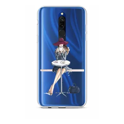 Kryt TopQ Xiaomi Redmi 8 silikon Lady 6 48170