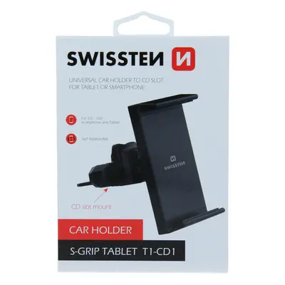 Držák do auta na tablet swissten s-grip t1-cd1