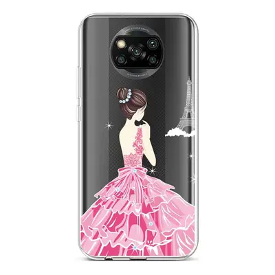 Kryt TopQ Xiaomi Poco X3 silikon Pink Princess 60849