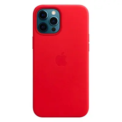 MHKJ3ZE/A Apple Kožený Kryt vč. Magsafe pro iPhone 12 Pro Max Scarlet