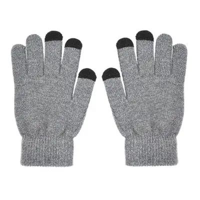 Rukavice winter smartphone gloves traingle dámské šedé