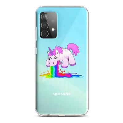 Kryt TopQ Samsung A52 silikon Rainbow Splash 57406