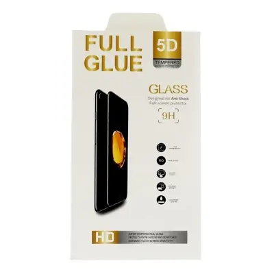 Tvrzené sklo FullGlue iPhone 14 5D černé 85151