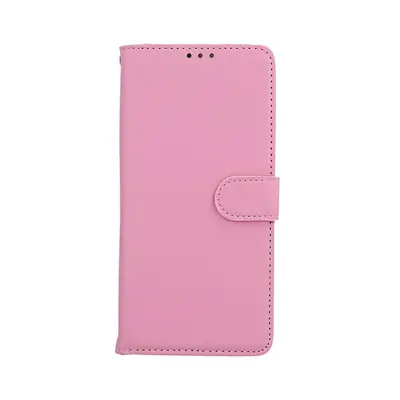 Pouzdro TopQ Xiaomi Redmi Note 12 5G knížkové světle růžové s přezkou 95410