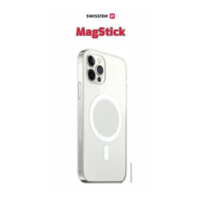 Zadní kryt Swissten Clear Jelly Magstick pro iPhone 15 Pro Max průhledný