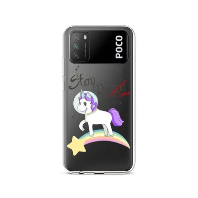 Kryt TopQ Xiaomi Poco M3 silikon Stay Unicorn 57850