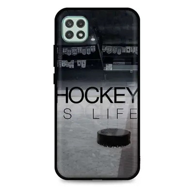 Kryt TopQ Samsung A22 5G silikon Hockey Is Life 61282