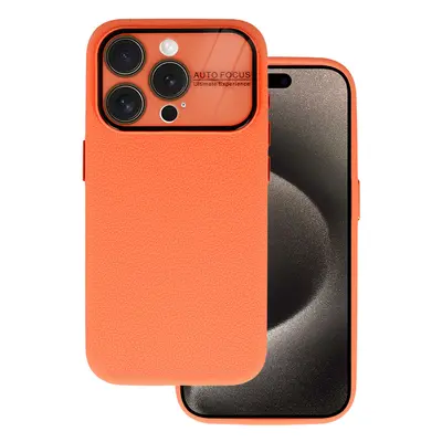 Pouzdro Tel Protect Lichi Soft pro Iphone 15 oranžové