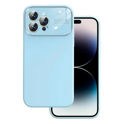 Měkké silikonové pouzdro na čočky pro Iphone 14 Pro světle modré