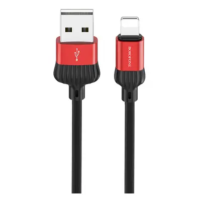 Kabel Borofone BX28 Dignity - USB na Lightning - 2,4A 1 metr červený