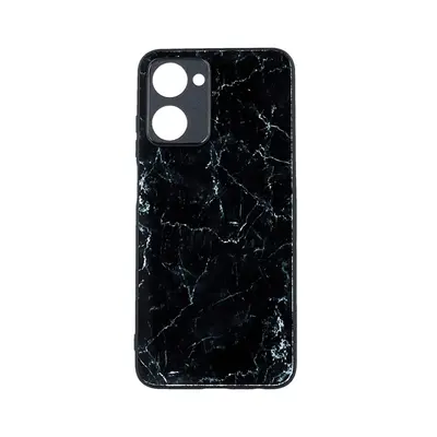 Kryt TopQ Marble Realme 10 pevný Smoky Black 98065