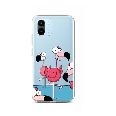 Kryt TopQ Xiaomi Redmi A1 Cartoon Flamingos 86191