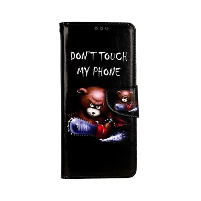 Pouzdro TopQ Motorola Moto G51 5G knížkové Don't Touch méďa 95553