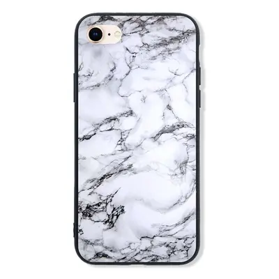 Kryt TopQ LUXURY iPhone SE 2020 pevný Marble White 49250